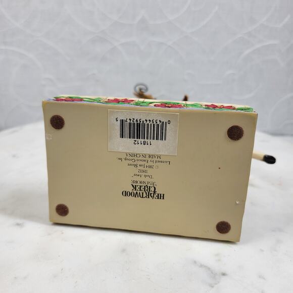 Vtg Jim Shore Heartwood Creek Reindeer Dash Away Figurine 7” Red Blanket w/ Box - Picture 10 of 15